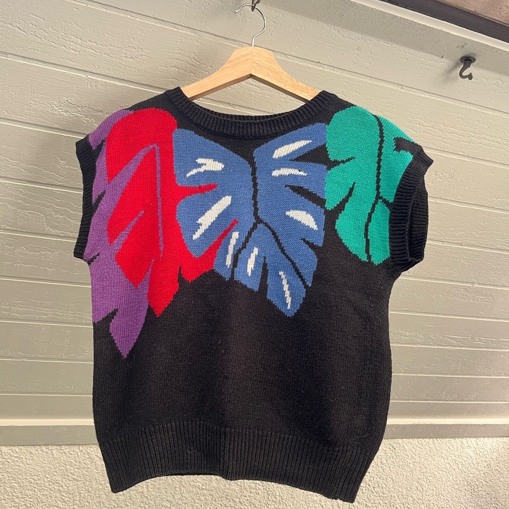 vintage cap sleeve knit